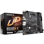 GIGABYTE MOTHERBOARD B550M K, AM4 ,MATX