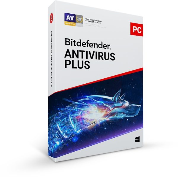 BITDEFENDER ANTIVIRUS PLUS 3 PC 1 Mobile Security 1 Year