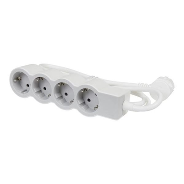 Legrand SurgeArrest 4 Outlets 5m Cable  White/Grey