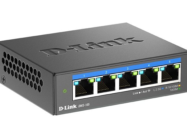D-LINK Switch DMS-105 5-Port 2.5G Multi-Gigabit Desktop