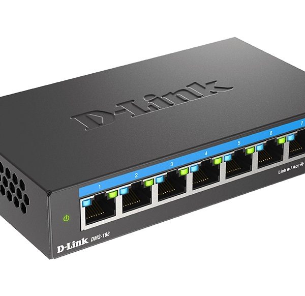 D-LINK Switch DMS-108 8-Port 2.5G Multi-Gigabit Desktop