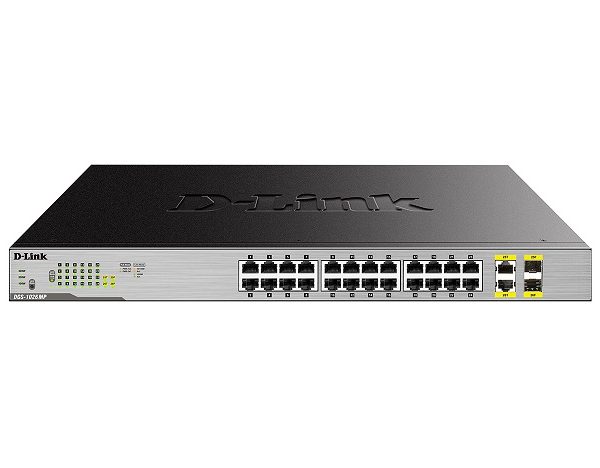 D-LINK DGS-1026MP 24x100/1000Mbps 24x PoE,2xSFP