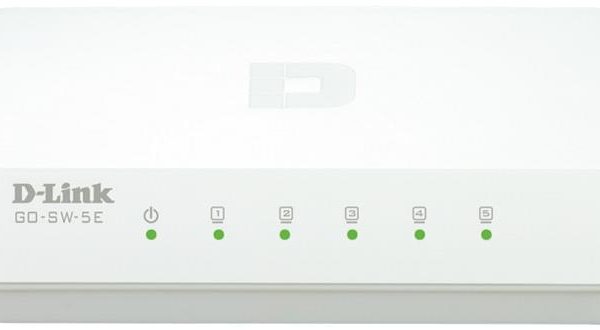 D-LINK Switch GO-SW-5E, 5 port, 10/100 Mbps