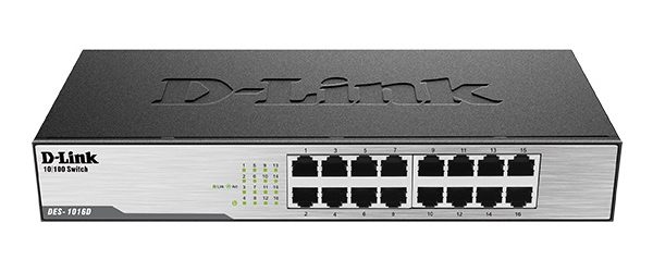 D-LINK SWITCH DES-1016D 16-Port 10/100Mbps