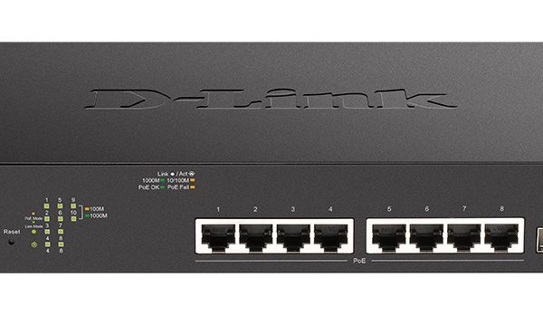 D-LINK DGS-1100-10MPV2 SWITCH 8xGbit, 2xGbit sfp