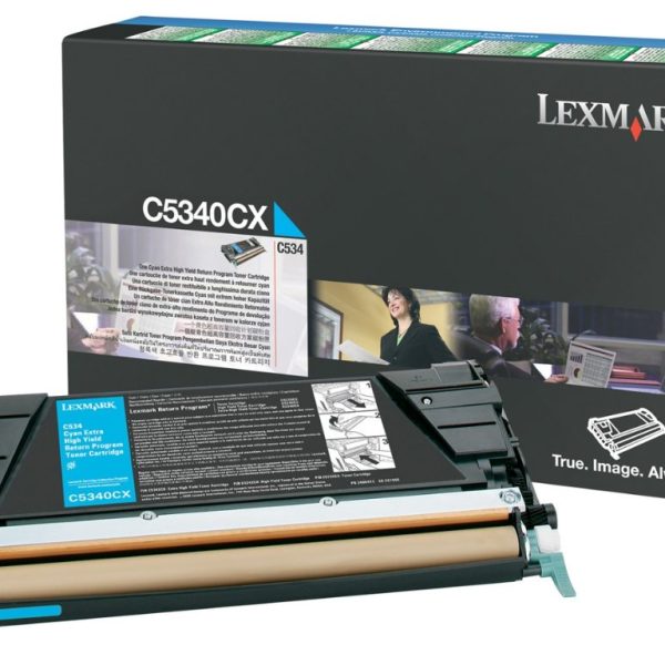 LEXMARK Toner Extra High Cyan C534OCX