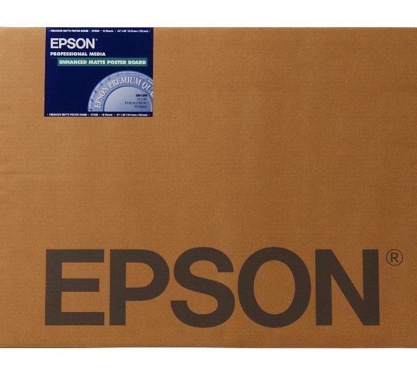 EPSON Paper Enhanced Matte Posterboard for double-sided print outs C13S042110