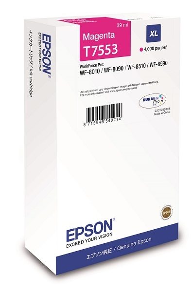 Epson Cartridge Magenta XL C13T755340