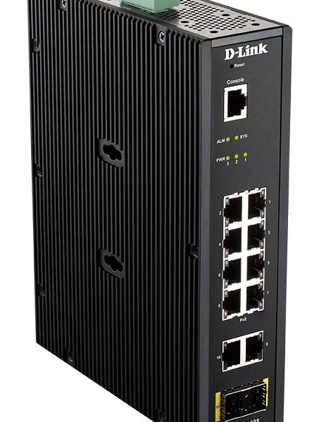 D-LINK DIS-200G-12S INDUSTRIAL SWITCH 10 X 100/1000, 2xSFP