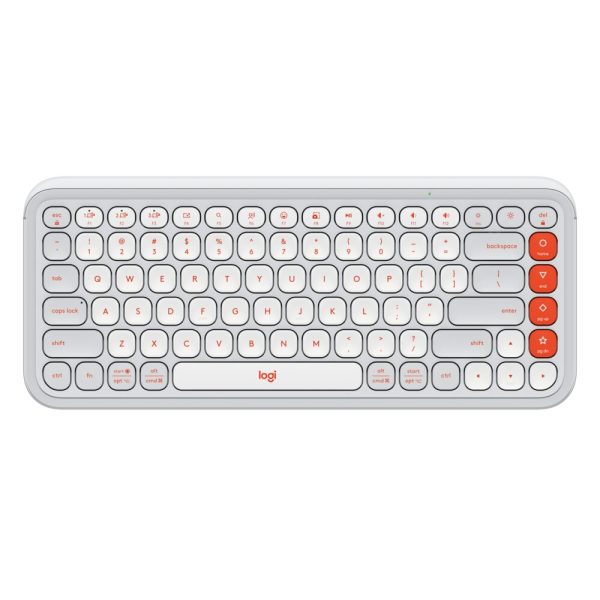 LOGITECH Keyboard Bluetooth POP ICON Keys White