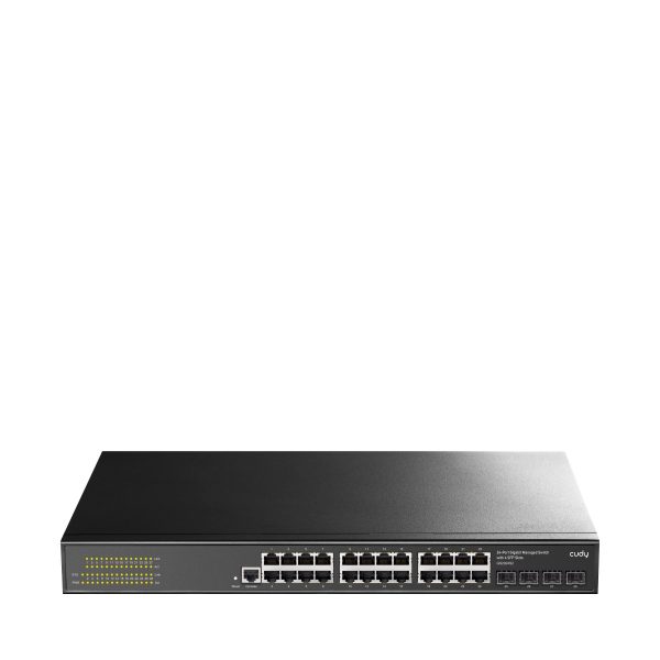 CUDY Switch GS2024S2 24-GbE 4-SFP L2 Managed Gigabit