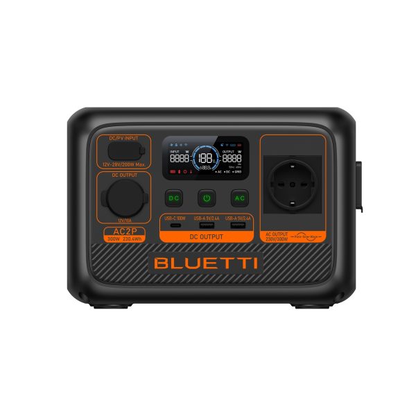 BLUETTI Premium AC2P Portable Power Station, 300W AC Outlet 230.4Wh