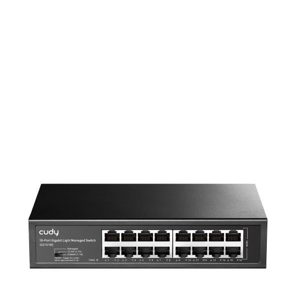 CUDY Switch GS1016E  16-Port Gigabit Light Managed