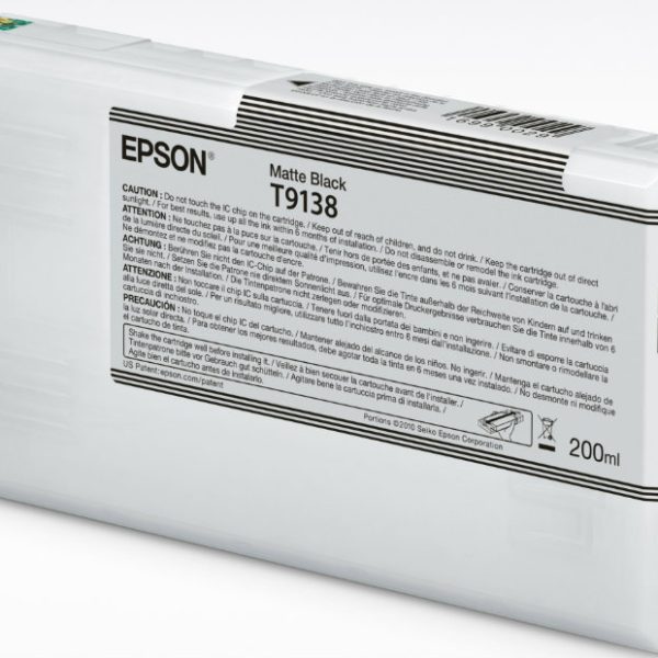 EPSON Cartridge Matte Black C13T91380N
