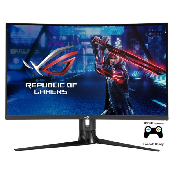 ASUS Monitor ROG Strix  XG32VC 32'' 2560 x 1440 1ms MPRT, DisplayPort 1.2, HDMI, Height Adjustable, 3YearsW