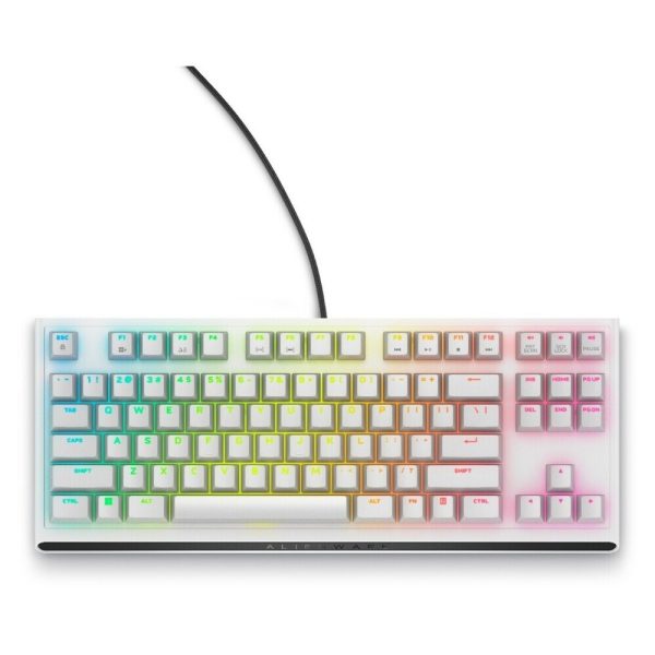 DELL Alienware Tenkeyless Gaming Keyboard - AW420K - US - Lunar Light