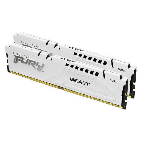 KINGSTON Memory  KF560C30BWEK2-32 FURY Beast WHITE  DDR5, 6000MT/s, 32GB KIT OF 2