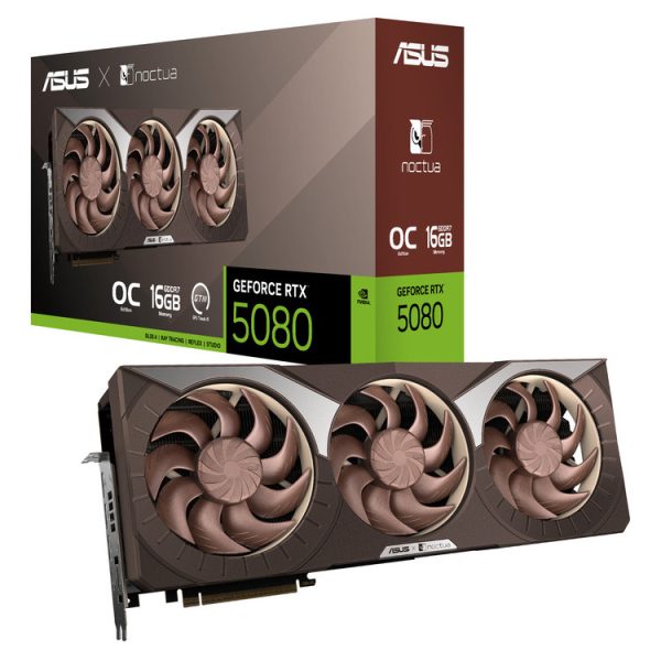 ASUS VGA RTX5080-O16G-NOCTUA , 16GB , GDDR7