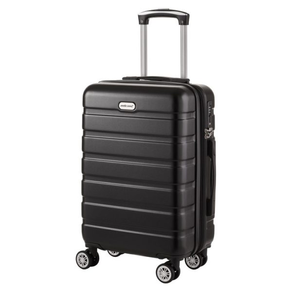 ANDA SEAT LUGGAGE LG1  BLACK CABIN (56x38x24cm) with TSA LOCK, EXPANDABLE