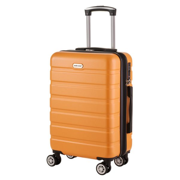 ANDA SEAT LUGGAGE LG1  ORANGE CABIN (56x38x24cm) with TSA LOCK, EXPANDABLE
