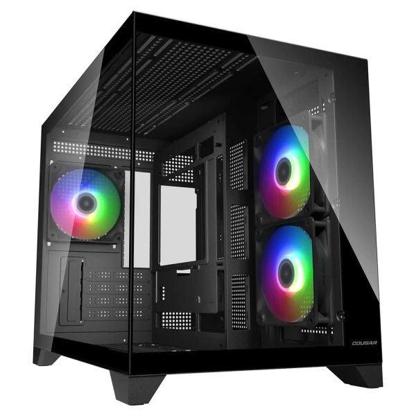 CC-COUGAR Case FV150 Mini RGB, Micro ATX Black