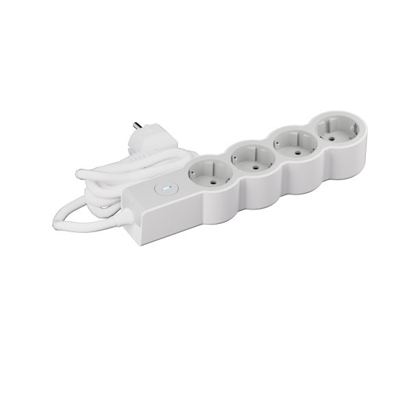Legrand SurgeArrest 4 Outlets 1.5m Cable White/Grey