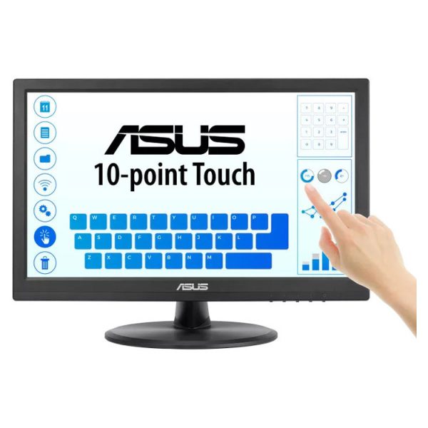 ASUS Monitor ASUS VT169HE, 15.6'' Touch 10-point,  FHD, 5ms, 60Hz IPS, HDMI, D-SUB, Eye Care+ Technology, 3YearsW