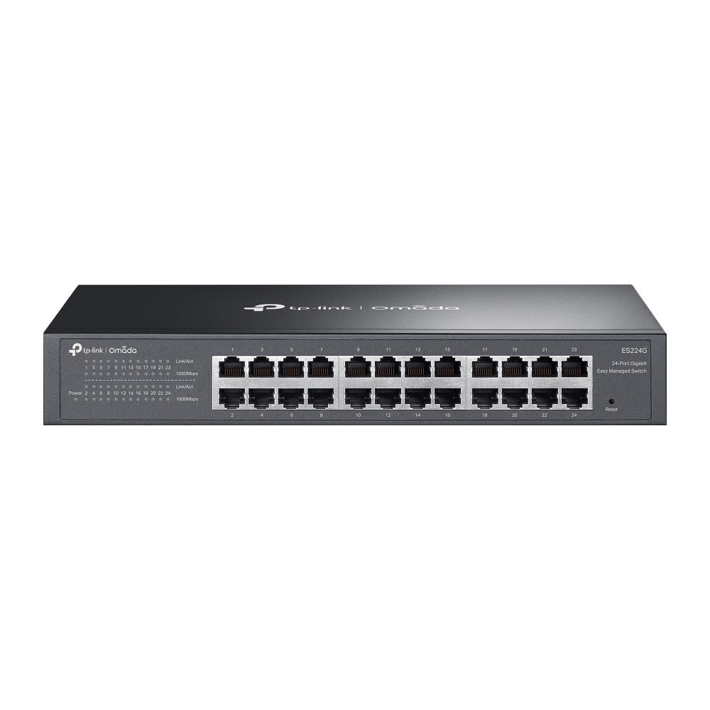 256-50-TLES224G TP-LINK Switch OMADA ES224G 24-Port Gigabit Easy Managed Switch - Image 1